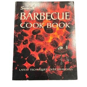 Vintage 1975 Sunset Barbecue Cook Book, Excellent Condition